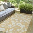 thumbnail image 3 of Simply Daisy 3' x 5' Corn Yellow Evelyn Spring Chenille Indoor/Outdoor Rug, 3 of 4
