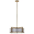 thumbnail image 3 of Safavieh Orb 21 in. Dia Drum Adjustable Pendant Light, Antique Gold, 3 of 6