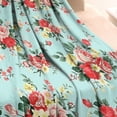 thumbnail image 3 of Pioneer Flower Floral Print Pattern Blanket,Comfortable Soft Flannel Throw Blanket,All Season,Warm Lightweight Blankets for Sofa Bed Couch Living Room Chair,30"x40", 3 of 4