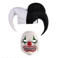 thumbnail image 4 of Disfraz de payaso malvado para niños de 4 a 12 años, disfraz de fiesta de Halloween, monos, máscara y tocados, conjuntos de regalos, 4 of 5