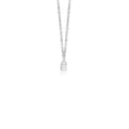 thumbnail image 2 of Angara Collier en Diamant Naturel - Collier en Barre de Diamant Rond à Griffes en Or Blanc 14K pour Femmes, 2 of 9