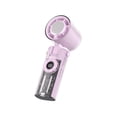 thumbnail image 2 of Leeye Portable Air Conditioner Fan, USB Rechargeable Mini Cooling Fan with Ice Function and Digital Display, Personal Air Cooler with 7-Color LED Lights for Sports Study Outdoor, Purple,, 2 of 4