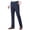 Blue, variant on WREESH Mens New Casual Business Pants Slim Fit Comfy Pants Wrinkle Resistant Flat Front Pants Solid Straight Suit Pants Black