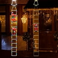 thumbnail image 2 of 10ft LED Christmas Lights Decorative Ladder Lights with Santa Claus, Christmas Decor Light with Santa Claus for Indoor Outdoor, Window, Garden, Home, Wall, Xmas Tree Decoration, 2 of 4