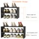 thumbnail image 3 of Organizador de zapatos Cidaziya de 2 niveles, ampliable para 6 a 12 pares, 3 of 7