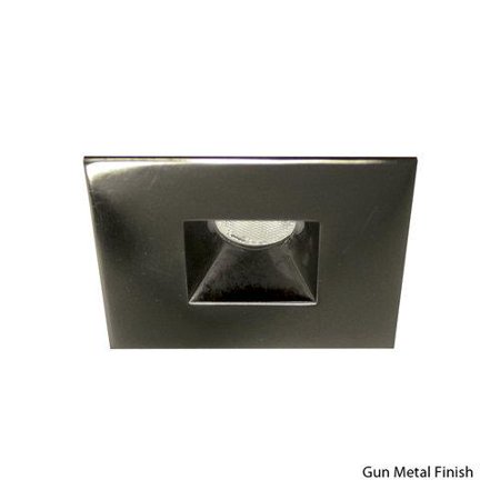 - WAC Lighting LEDme Mini 1in Recessed Downlight Open Reflector Square Trim 3500K Gun Metal