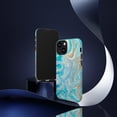 thumbnail image 2 of Marble Gold Glitter iPhone 15 Case-iPhone Case-iPhone 14 Case-iPhone, 2 of 2