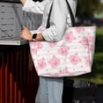 thumbnail image 4 of Wukai Cartoon Pig Print Zipper Bag,large Beach Tote Bag,Waterproof Sandproof Bag,Grocery and Picnic Tote Travel Bag, 4 of 5