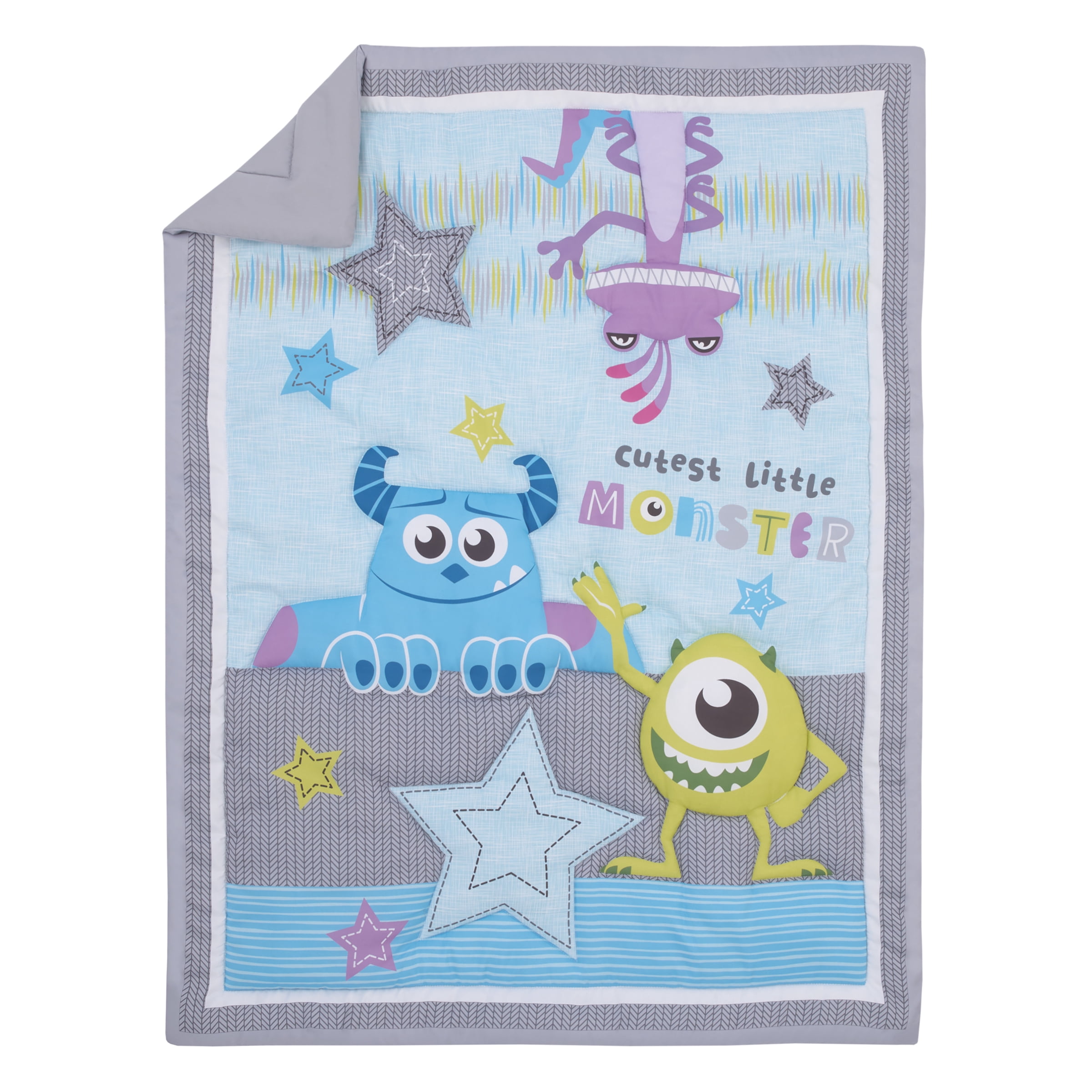Disney Monsters, Inc. Cutest Little Monster 3 Piece Crib Bedding Set