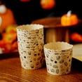 thumbnail image 3 of BinKFF Halloween Brown Cupcake Liners 50 pcs, Muffin Baking Wrapping Packaging Cups,Holders Paper, Heavy Duty Greaseproof Wrappers for Wedding,Birthday,Party,Gift, 3 of 5