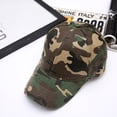 thumbnail image 4 of Sonducket Hombres gorra de béisbol sombrero de camuflaje cómodo transpirable ajustable verano poliéster adultos cabeza decoración sombreros a prueba de Sombreros Verde oscuro Sonducket AP013082-01, 4 of 6