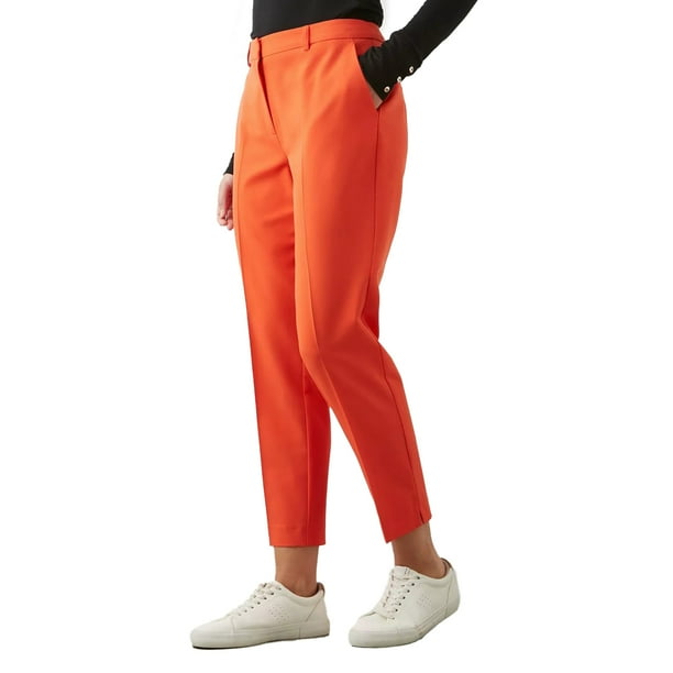 Dorothy Perkins - Pantalones Tobilleros para Mujer (Naranja)