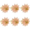 thumbnail image 1 of Napkin Rings Set of 6, Realistic Cute Sunflower Bee Napkin Holder Rings Flower Napkin Buckle Dinning Table Decorations for Wedding Banquet Birthday Holiday Daily Dinner Party Favor, Pink, 1 of 7