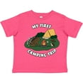 thumbnail image 3 of Inktastic My First Camping Trip-camping Hedgehog Boys or Girls Toddler T-Shirt, 3 of 5