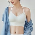 thumbnail image 4 of Brasieres de Mujer Sujetador Deportivo sin Costuras, sin Relleno Ni Aros, Ligero y Cómodo para Yoga, Bralette con Espalda Cruzada y Soporte Incorporado. Extra Grande, 4 of 9