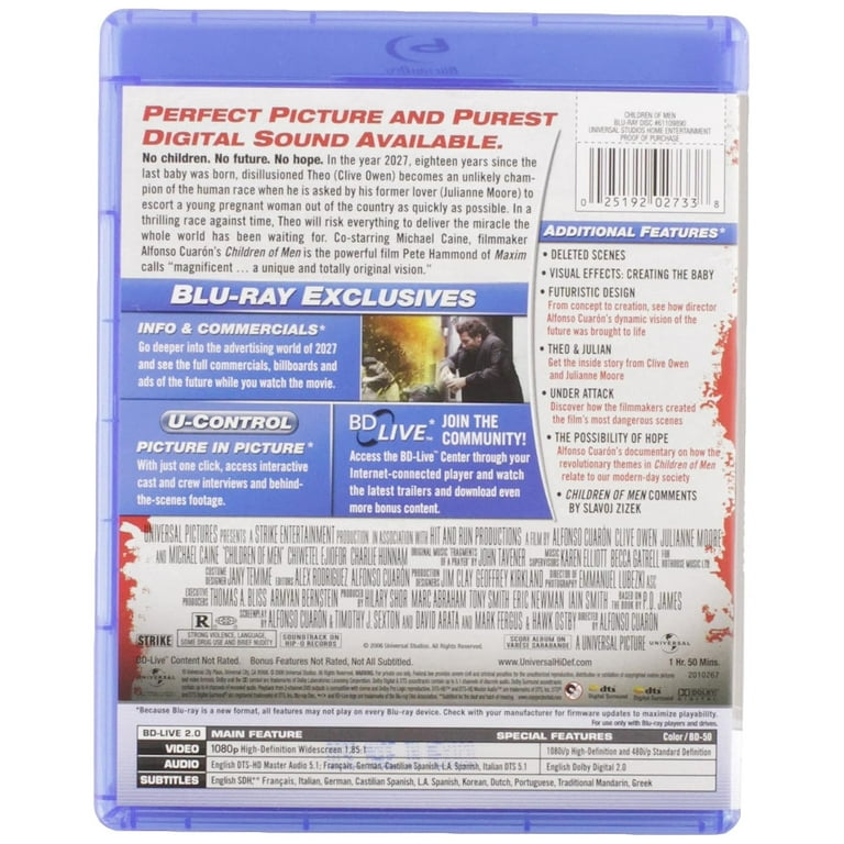 Children of Men [Blu-ray] - Walmart.com