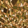 thumbnail image 1 of Ahgly Company Machine Washable Indoor Square Transitional Dark Bronze Brown Area Rugs, 6' Square, 1 of 7