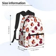 thumbnail image 2 of Vsdgher Cartoon Hedgehogs Unisex Large Capacity Bookbag, Schoolbag, Casual Daypack for High School, College, Teens, Travel, Work, 2 of 6