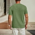 thumbnail image 2 of Lmnyox Men's Crew Neck T Shirt Short Sleeve Solid Color Basic Tee Shirt Classic Casual Summer Pullover Tee, 2 of 6