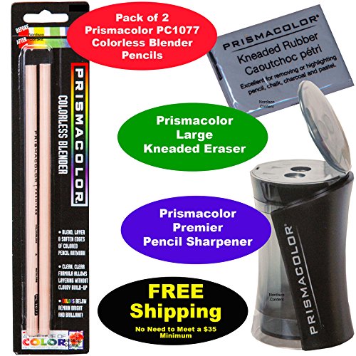 Prismacolor Premier Pencil Sharpener 1786520 with Pc1077 Colorless