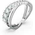 thumbnail image 2 of Swarovski Ladies Twist Ring, Size 50 (US 4.75), 2 of 5