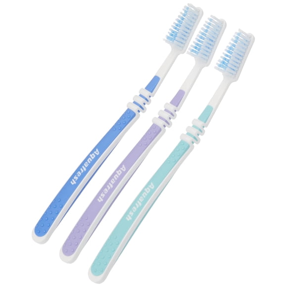 Cepillo de dientes Aquafresh cerdas medianas paquete de 3 flexible