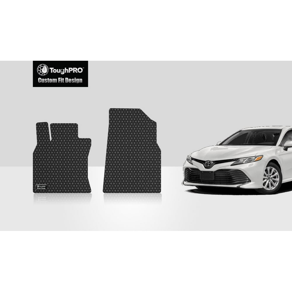ToughPRO Floor Mat Accessories Two Front Mats Compatible with 2020 Toyota Camry All Weather