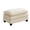 Beige, variant on Cloud Sofa Ottoman Only, Modern Modular Sectional Ottoman, Green Breathable Chenille Fabric Footrest with Double Layer Upholstered Cushion, Accent Bench for Living Room Bedroom Apartment