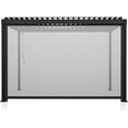 thumbnail image 7 of Mirador 12' 80/88S Outdoor Pergola Aluminum Pull Down Privacy Screen, Charcoal (Pergola accessory), 7 of 7