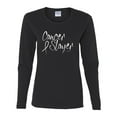 thumbnail image 3 of Slayer Awareness Womens Graphic Long Sleeve T-Shirt, Black, Small, 3 of 3
