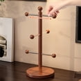 thumbnail image 4 of Mug Holder Tree, Coffee Cup Holder with 6 Hooks, Wooden Mug Holder Tree, Coffee Mug Rack Standing for Kitchen Countertop Home, 4 of 6