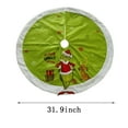 thumbnail image 3 of Décorations de Noël Jupe d'Arbre de Rideau Extérieure Jupe d'Arbre de Noël Impression Créative Décoration de Bas d'Arbre Décorations de Noël Jupe d'Arbre Whoville Rideaux en Polyester, 3 of 5