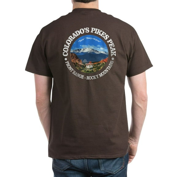CafePress - Pikes Peak T Shirt - Men's Classic Graphic Cotton T-Shirt