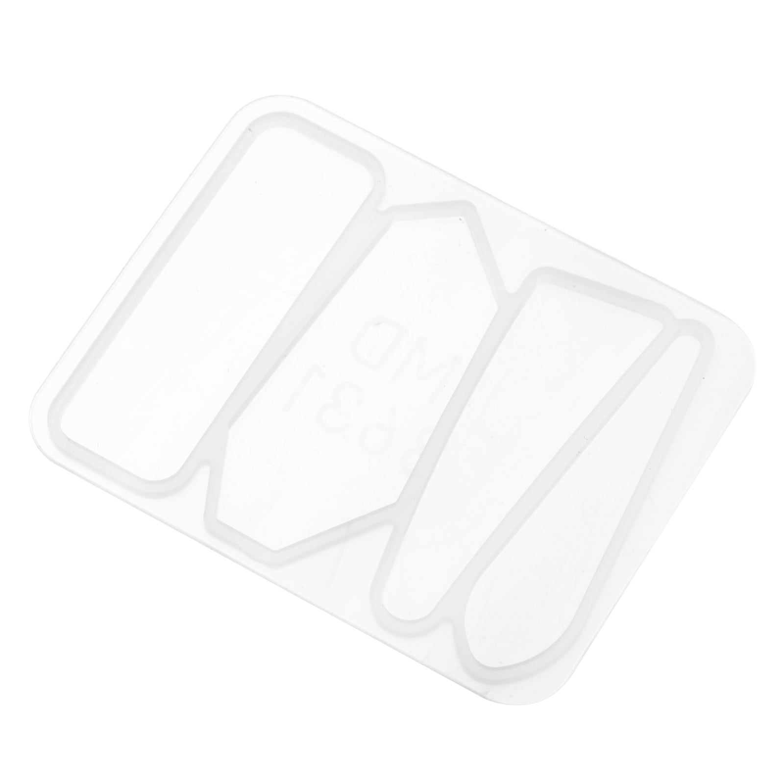 Uxcell Silicone Resin Casting Mold 3.94 Inch Four Shapes DIY Hair Pin