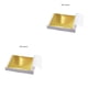 thumbnail image 4 of Wosthever 100 hojas de hoja de oro brillante puro K práctico para líneas de muebles dorados artesanías de pared decoración dorada, 4 of 6