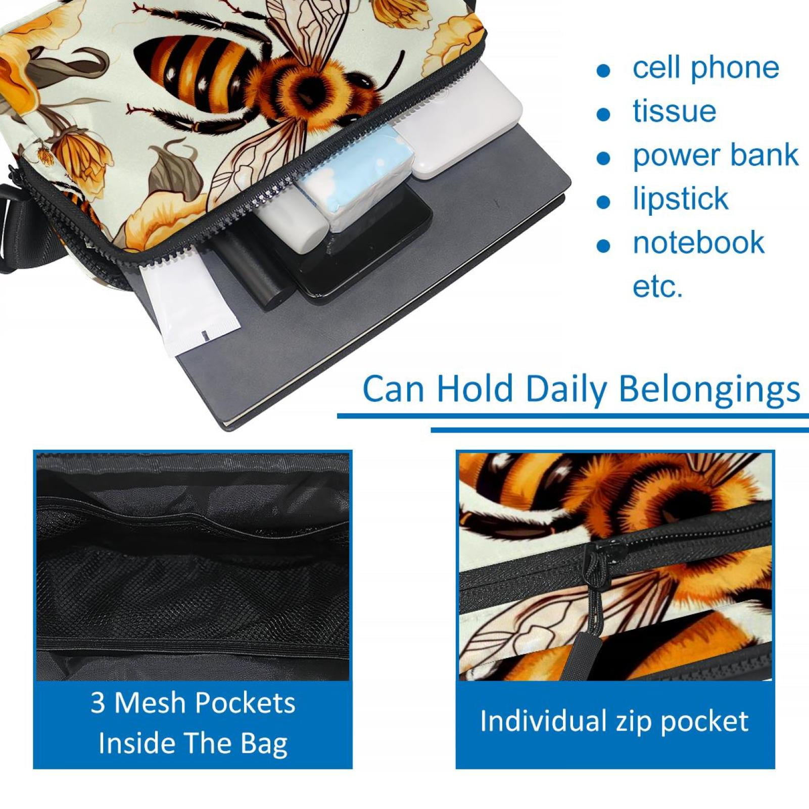 Starry Bee Lightweight Adjustable Fanny Bag Running Belt Waist Pack with Extension Strap Unisex