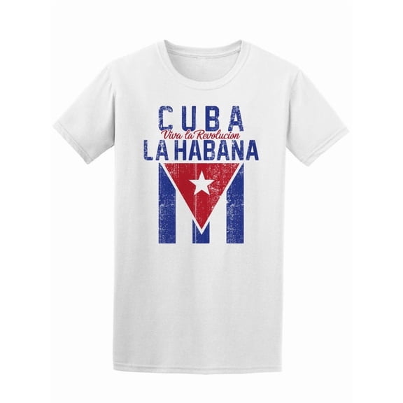 Cuba Viva La Revolucion Tee Men's -Image by Shutterstock