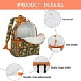 thumbnail image 4 of Floral Dinosaur Print Backpack - Waterproof Fabric for Wet Weather Protection, 4 of 5