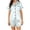 Green, variant on Maplenight Satin Pajamas Set for Women 2 Piece Pjs Striped Short Sleeve Button Down Tops and Shorts Lounge Set Soft Sleepwear Loungewear