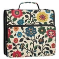 thumbnail image 5 of FORMRS Zipper Binder with Shoulder Strap 2-inch Ring 500 Sheet Capacity File Bag, Vibrant Floral, 5 of 5