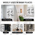 thumbnail image 4 of Laundry Room Curtains for Doorway Wash Dry Sign Theme Printed Girl White Black Word Fold Quotes 42" W x 63" L Window Curtain Set for Living Room Bedroom Bathroom Set of 2 Panels Drapes, 4 of 6