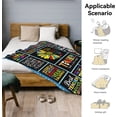 thumbnail image 3 of LHSHID Computer Programmer Gifts for Men Women Blanket Flannel Soft and Comfortable Anti static Bed Sofa Blanket 60x80in, 3 of 5
