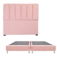thumbnail image 1 of Recámara King Size Kami Rosa con Cabecera + Box Base Cama, 1 of 10