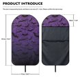 thumbnail image 7 of POLERO Purple Bat Spider Web Print Car Seat Towel Cover Towel Seat Cover, Suitable for Van Truck Seat Bucket Seat, Terry Cloth Car Seat Cover for Cars Vans, 7 of 7