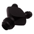 thumbnail image 4 of El Bloque de Y Adapta El Adaptador de s Colocaciones AN8 Negro Y Tipo Junta Del Tubo de Aceite Soledad Adaptador de bloque de montaje, 4 of 6