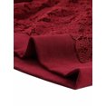 thumbnail image 4 of INSPIRE CHIC Blouson Bomber en Dentelle Transparente en Maille à Col Montant à Fermeture Éclair pour Femme Rouge Vin P, 4 of 5