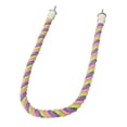 thumbnail image 1 of Bird Rope Perch, Climbing Cotton Rope Bird Toys Sturdy Colorful Interactive Bendable Multipurpose  For Budgie For Parakeet For Lovebirds, 1 of 8