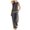 Dark Gray, variant on 2 Piece Sets Women Color Block Lounge Sets Sleeveless Top Wide Leg Pants Matching Casual Travel (White, XXL)