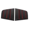 thumbnail image 4 of Rear Side Window Louvers 2PCS Car Exterior Side Window Louvers Carbon Fiber Style Replacement for  2011 2021, 4 of 8