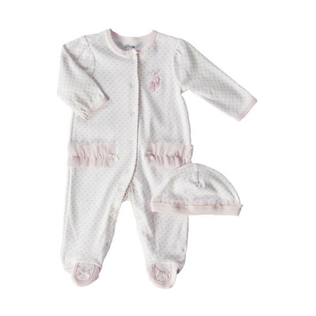 UPC: 0883953317858 | Little Me Newborn Nightwear One-Piece Pajamas